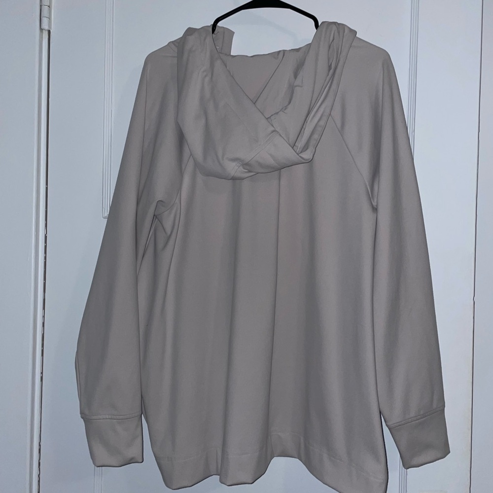 Athleta Beige Half Zip Pullover Jacket Oversized,… - image 8